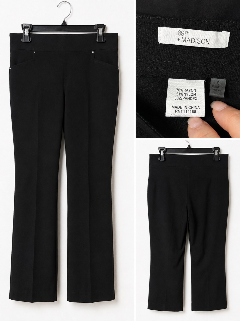 ⭐️3/$20 89th & Madison Black Flare Dress Pants